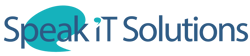 Speak-IT Solutions - LogoV4 - Blue No Slogan