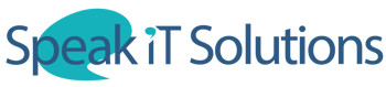 Speak-IT Solutions - LogoV4 - Blue No Slogan